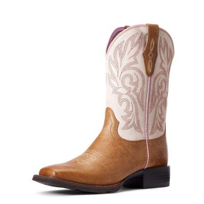 Ariat Cattle Drive - Western Laarzen Bruin / Room Dames - 10365-622